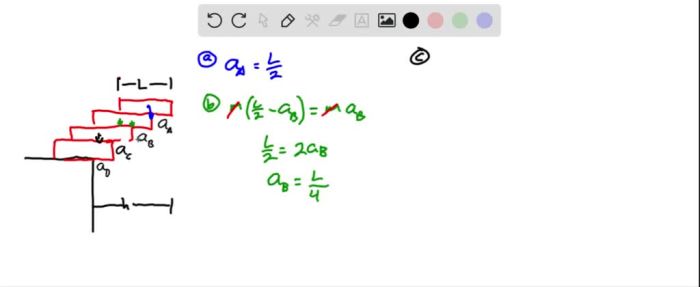 Four bricks of length l identical and uniform